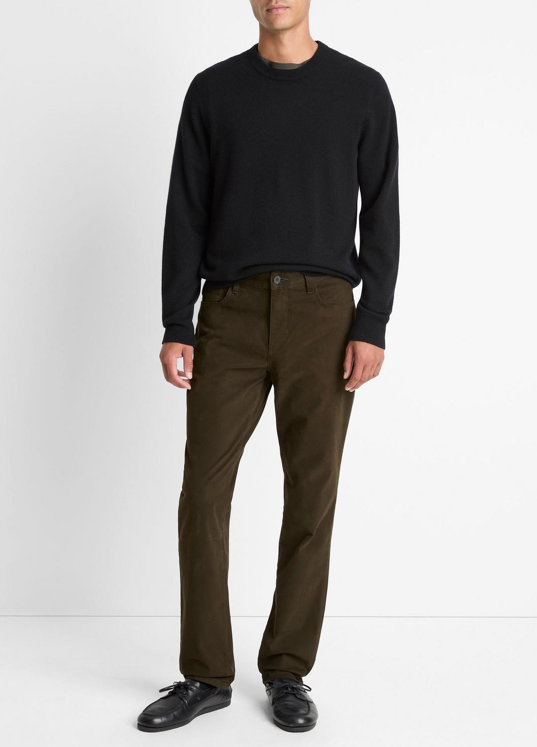 Dylan Slim 5-Pocket Peached Stretch-Cotton Pant in Trousers | Vince near me