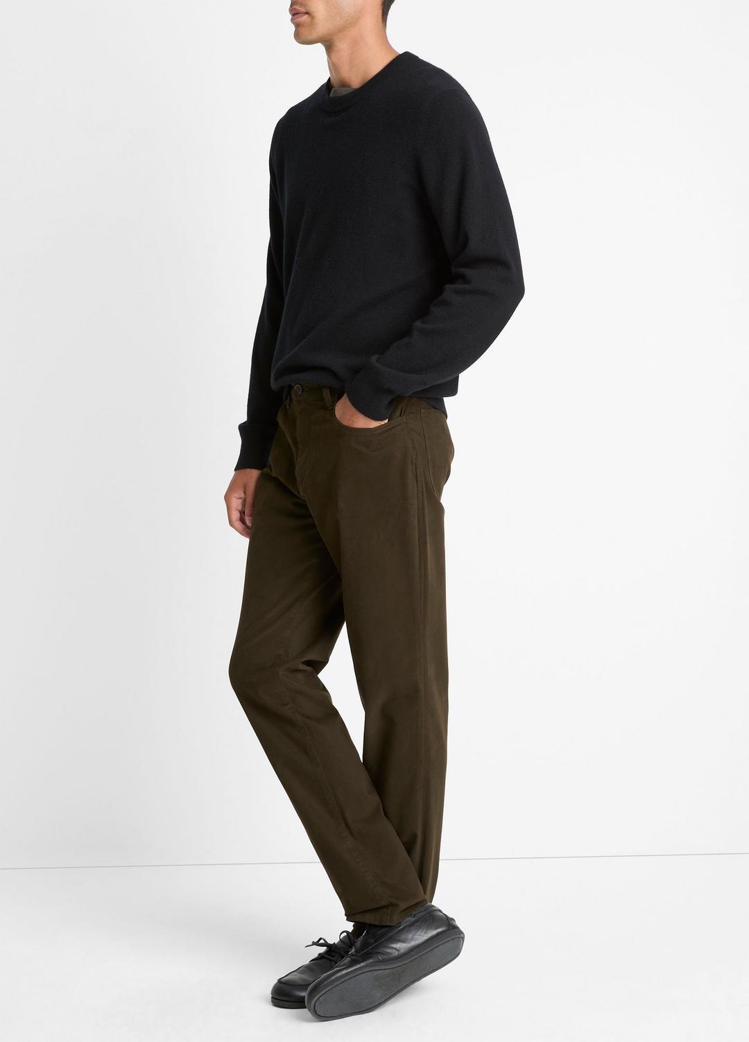 Dylan Slim 5-Pocket Peached Stretch-Cotton Pant in Trousers | Vince near me