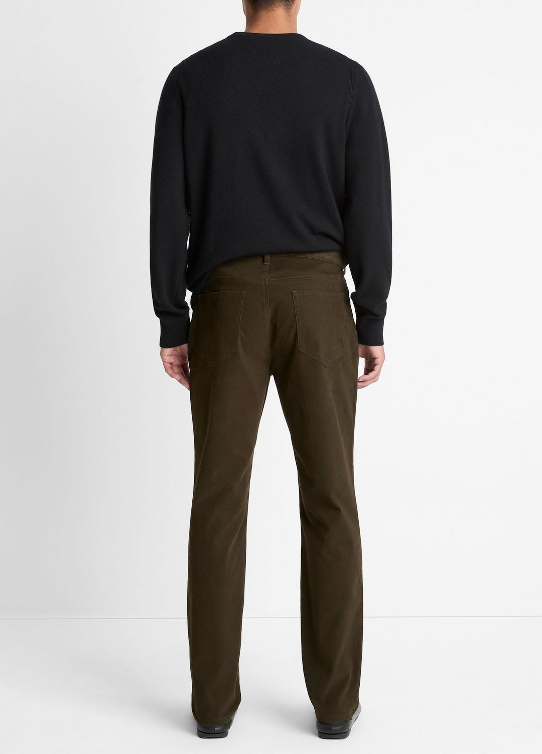Dylan Slim 5-Pocket Peached Stretch-Cotton Pant in Trousers | Vince near me