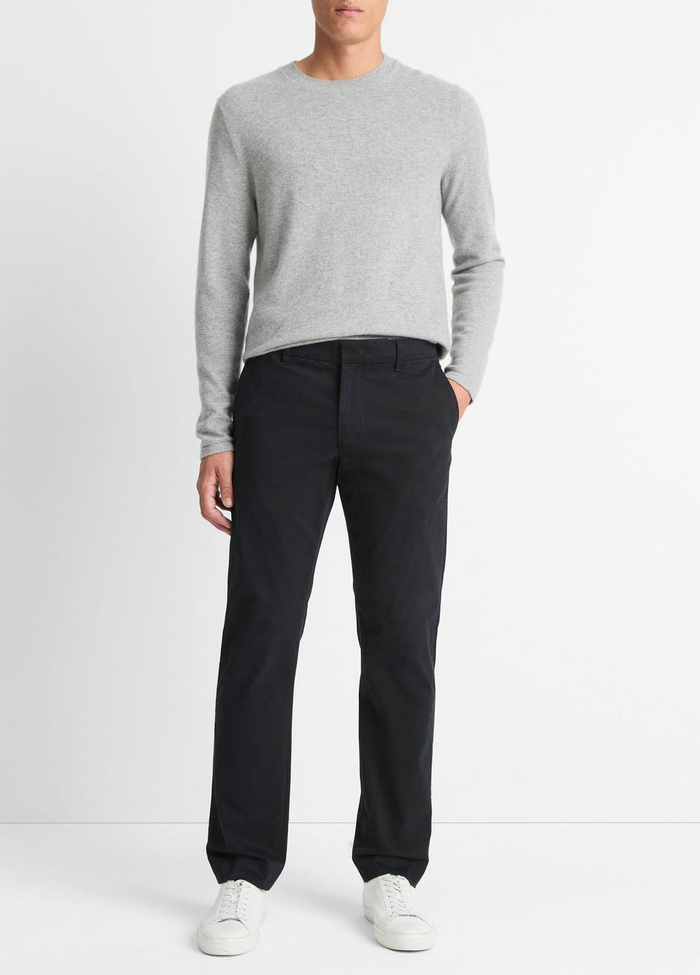 Dylan Slim Cotton Chino Pant in Trousers | Vince on sale