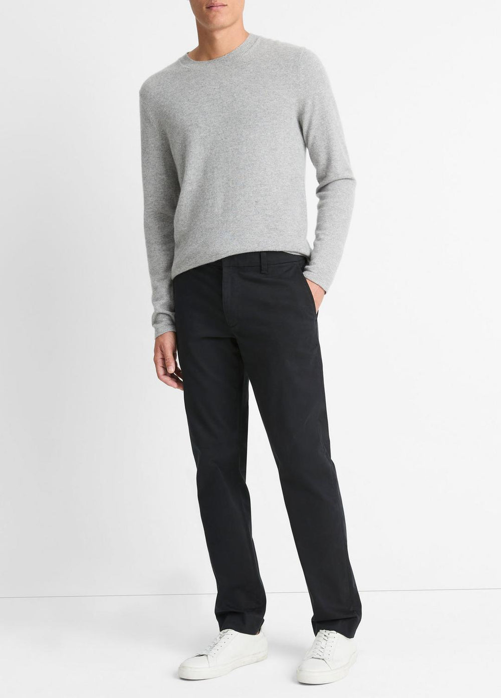 Dylan Slim Cotton Chino Pant in Trousers | Vince on sale