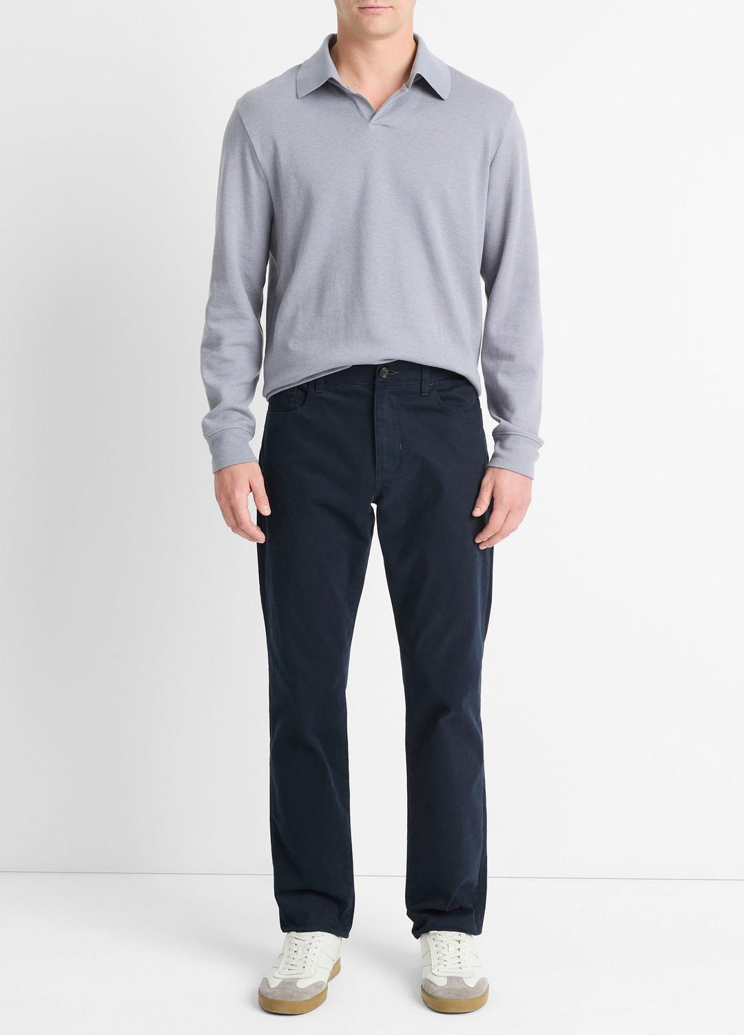Dylan Slim 5-Pocket Peached Stretch-Cotton Pant in Trousers | Vince outlet