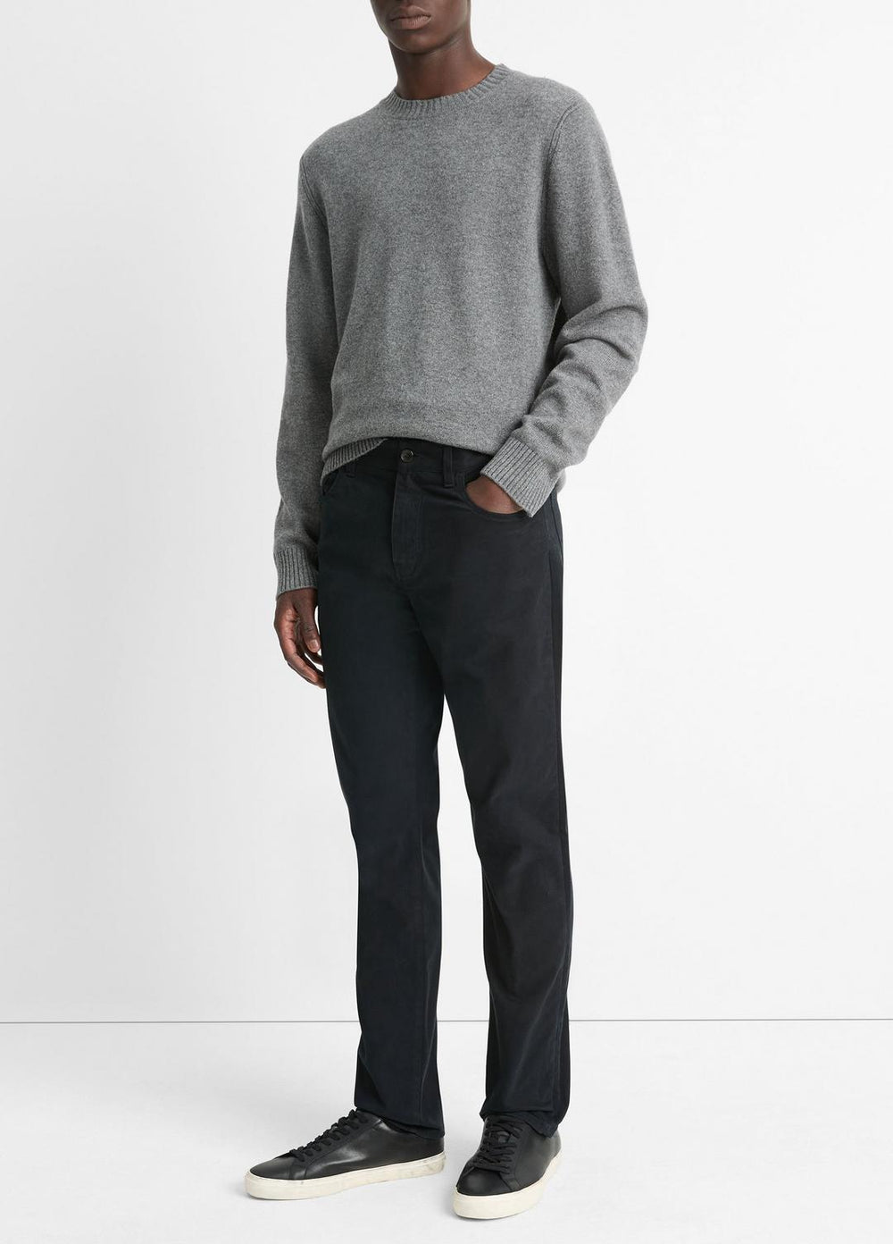 Dylan Slim 5-Pocket Peached Stretch-Cotton Pant in Trousers | Vince sale
