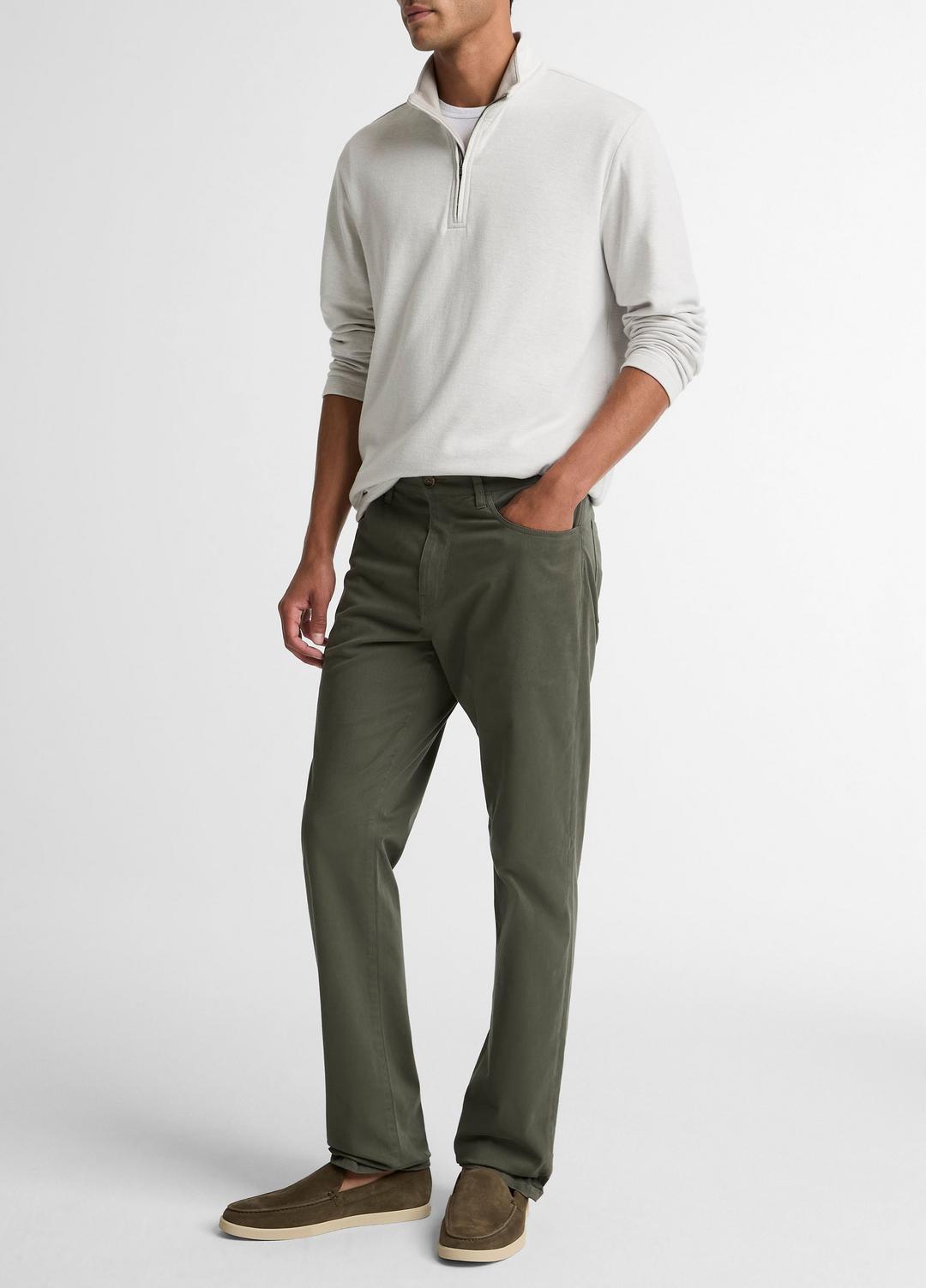 Dylan Slim 5-Pocket Cotton Sateen Pant in Trousers | Vince Online