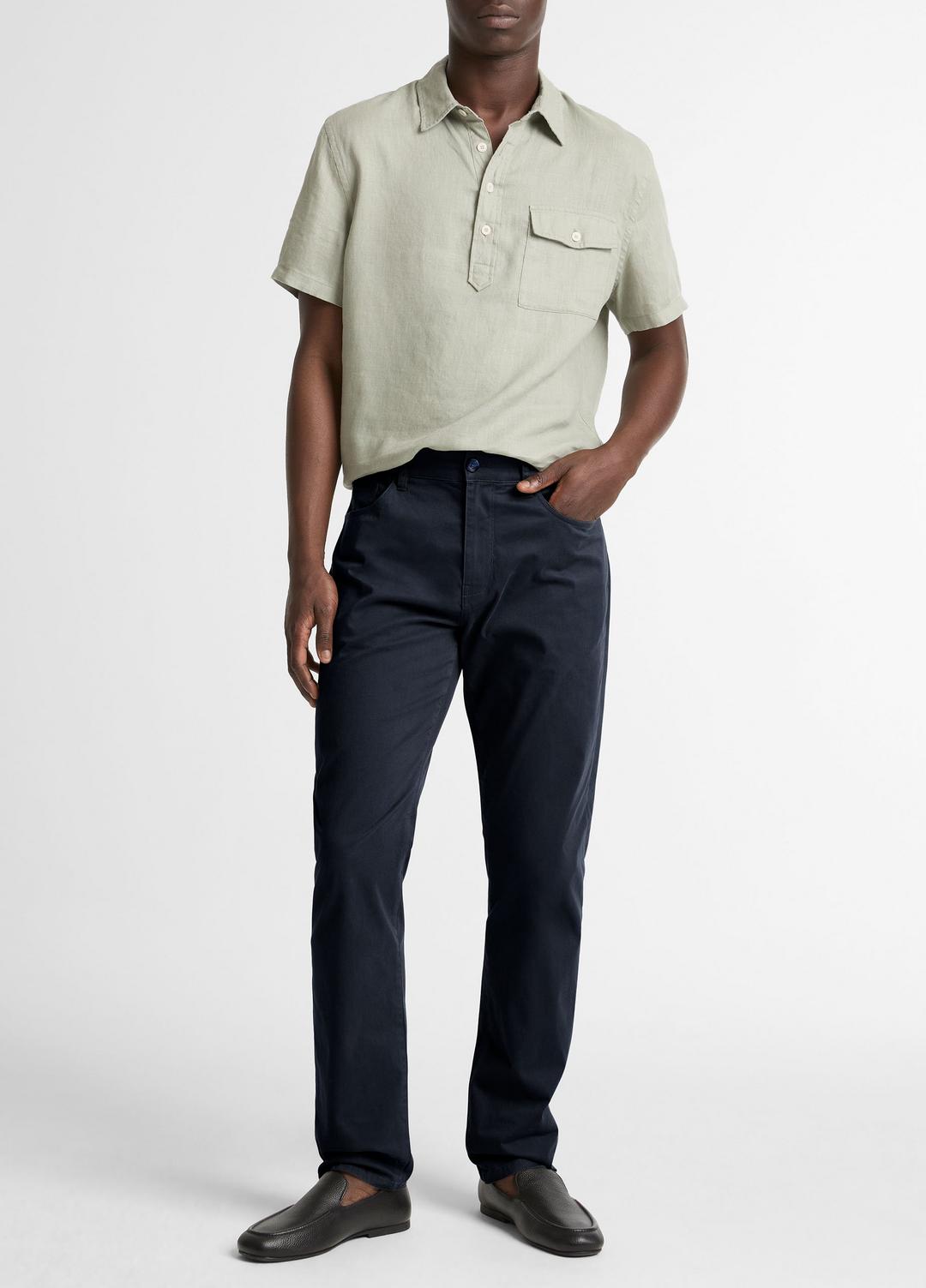 Dylan Slim 5-Pocket Cotton Sateen Pant in Trousers | Vince discount