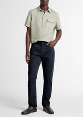 Dylan Slim 5-Pocket Cotton Sateen Pant in Trousers | Vince discount