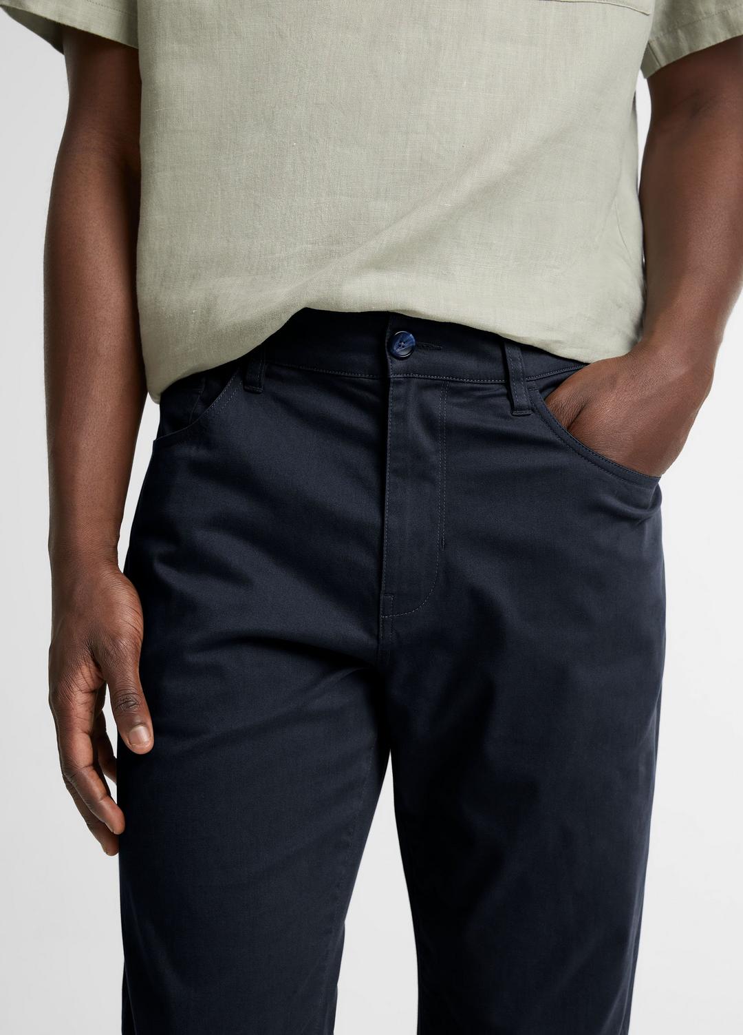 Dylan Slim 5-Pocket Cotton Sateen Pant in Trousers | Vince discount