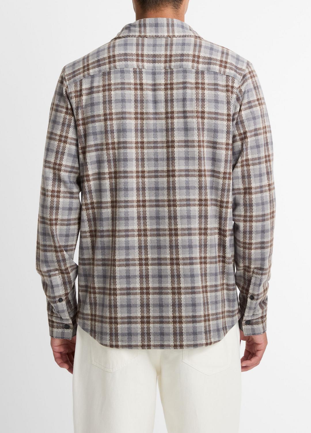 Plaid Cotton-Blend Shirt Jacket in Shirt Jackets | Vince sale