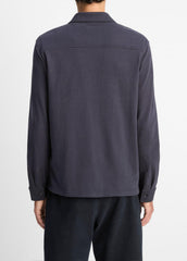Heavy Sueded Cotton Shirt Jacket in Shirt Jackets | Vince on sale