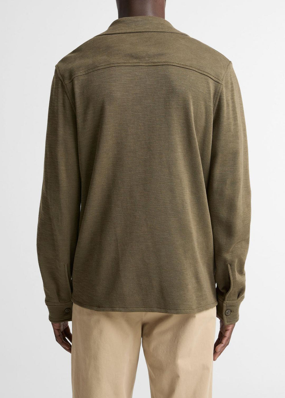Double-Slub Cotton-Blend Shirt Jacket in Jackets | Vince discount