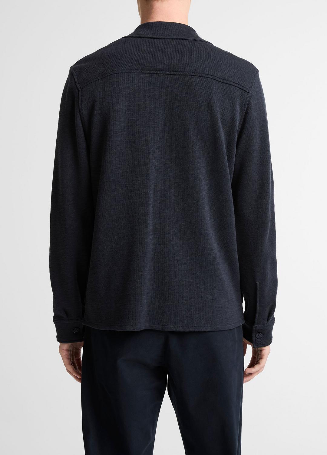 Double-Slub Cotton-Blend Shirt Jacket in Jackets | Vince near me