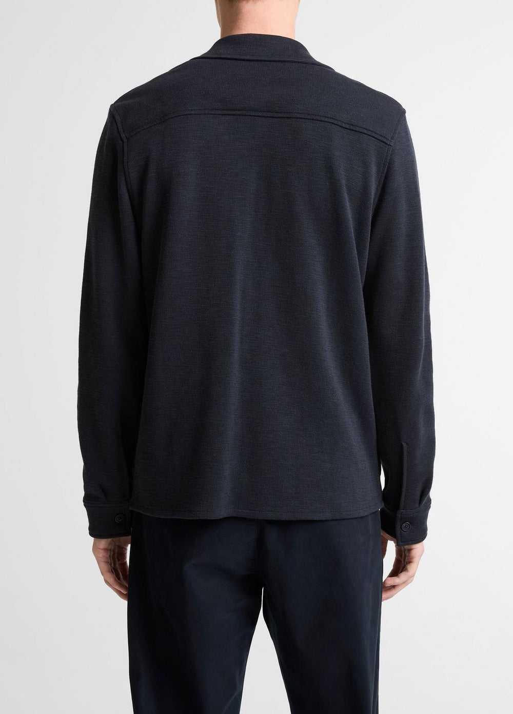 Double-Slub Cotton-Blend Shirt Jacket in Jackets | Vince near me