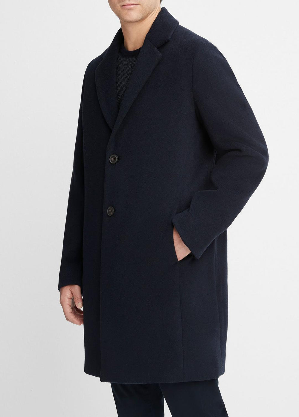 Classic Italian Wool-Blend Coat in Jackets & Outerwear | Vince outlet