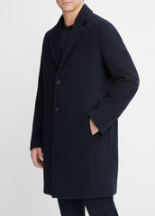 Classic Italian Wool-Blend Coat in Jackets & Outerwear | Vince outlet
