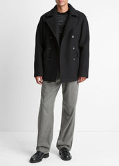 Italian Wool-Blend Peacoat in Coats | Vince for sale
