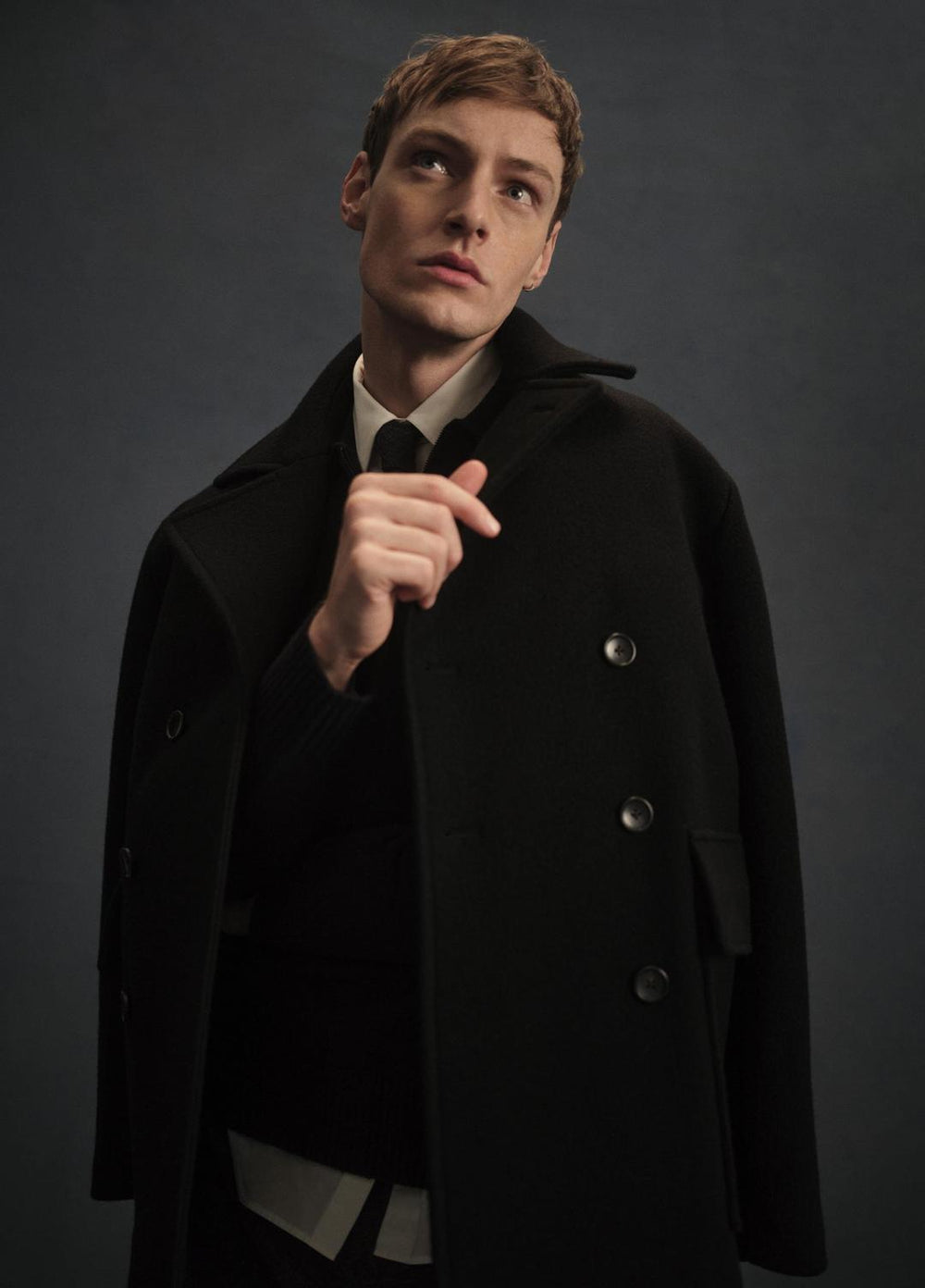Italian Wool-Blend Peacoat in Coats | Vince for sale