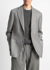 Houndstooth Cashmere Relaxed Sport Coat in Blazers | Vince Online