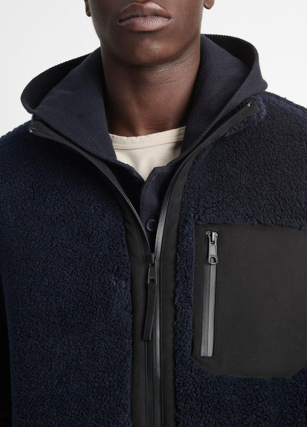 Sherpa Zip Jacket in Jackets | Vince near me