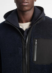 Sherpa Zip Jacket in Jackets | Vince near me