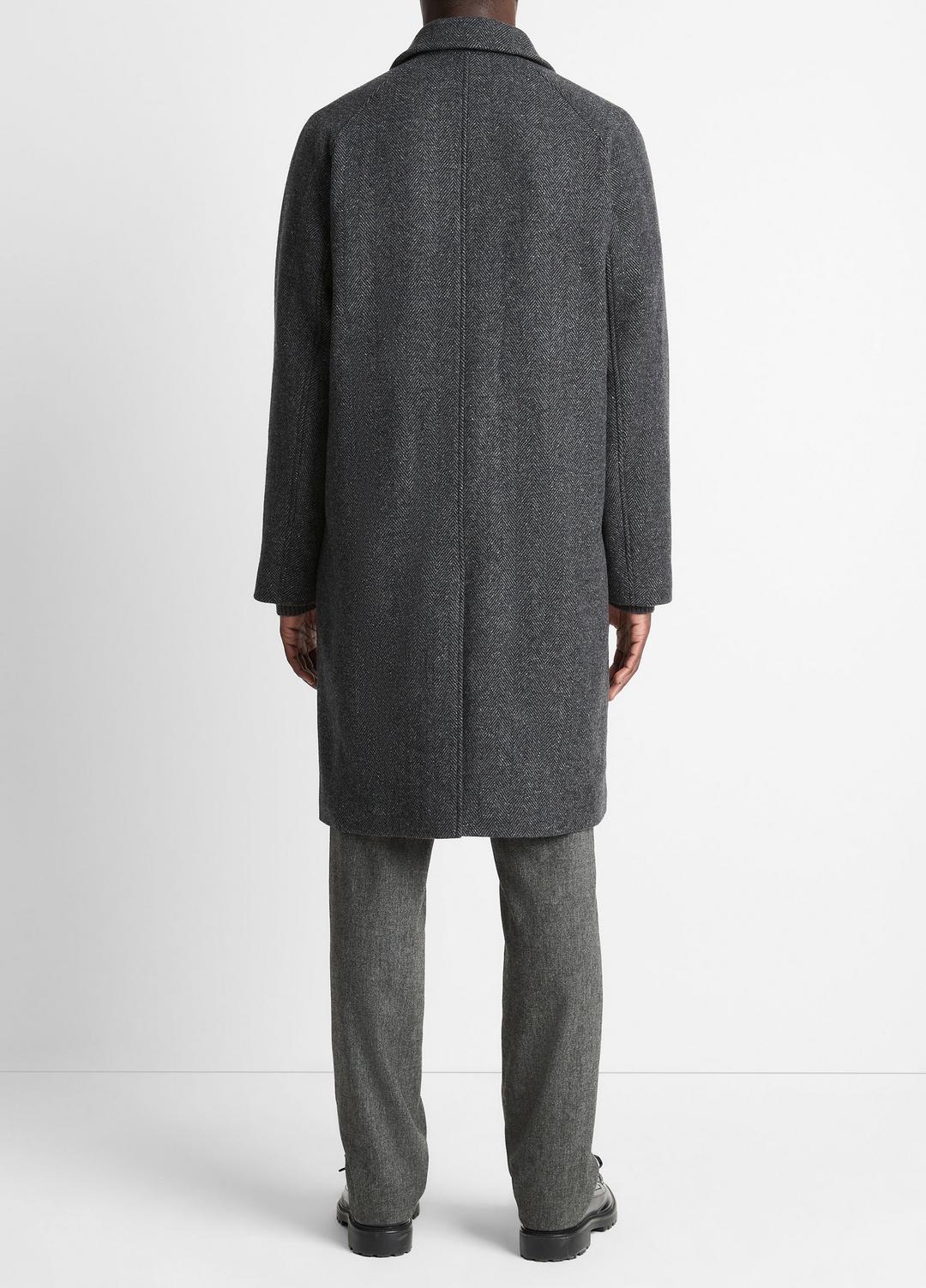 Italian Wool-Blend Balmacaan Coat in Coats | Vince outlet