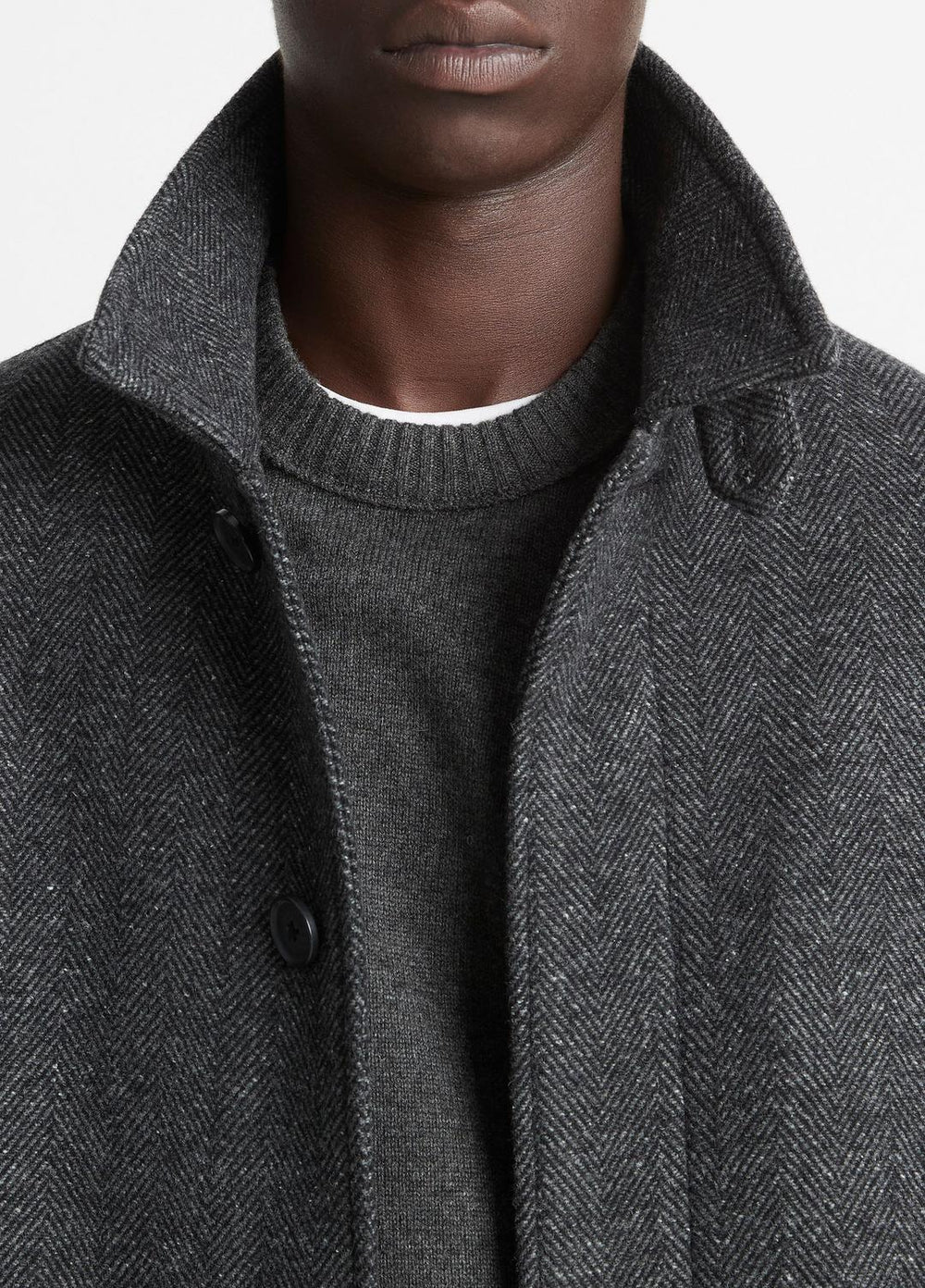 Italian Wool-Blend Balmacaan Coat in Coats | Vince outlet