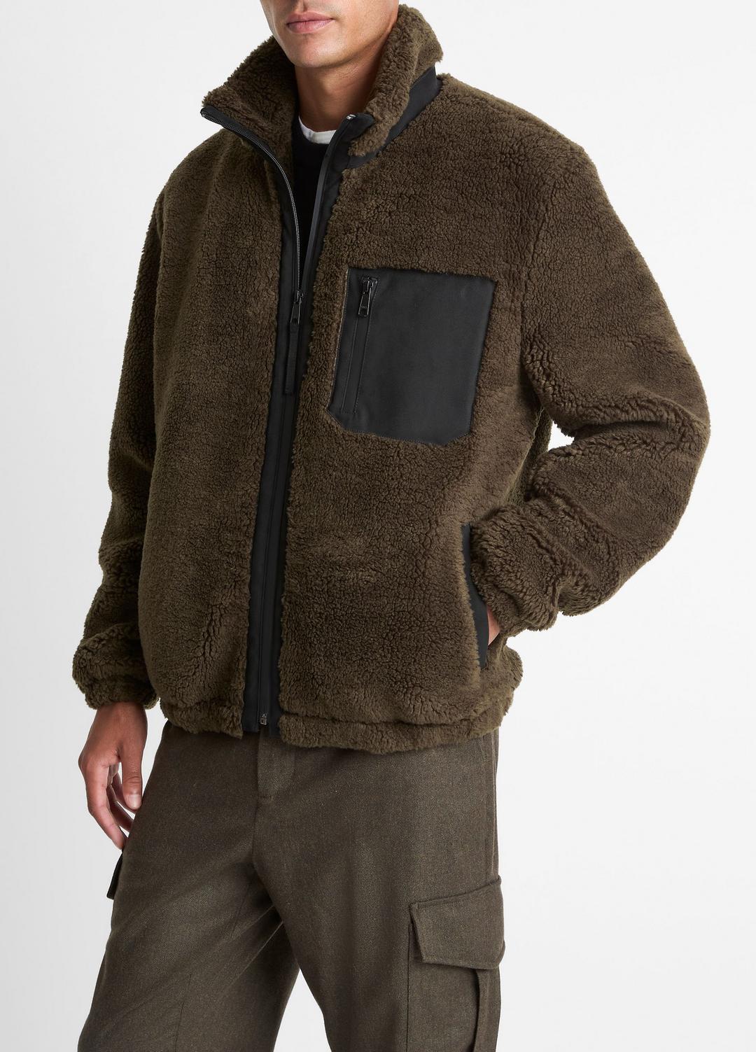Sherpa Zip Jacket in Jackets | Vince sale
