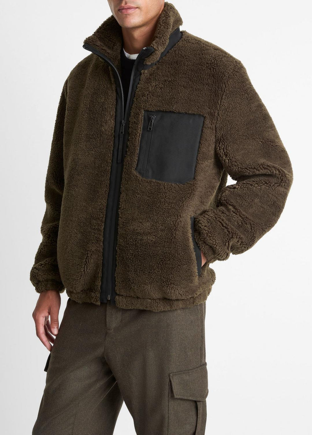 Sherpa Zip Jacket in Jackets | Vince sale