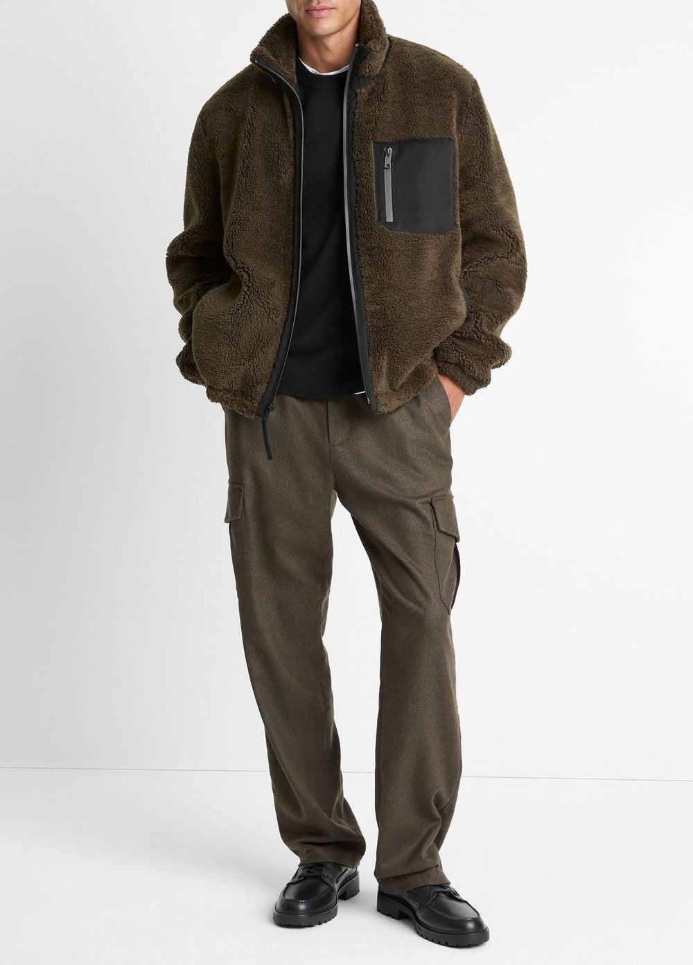 Sherpa Zip Jacket in Jackets | Vince sale
