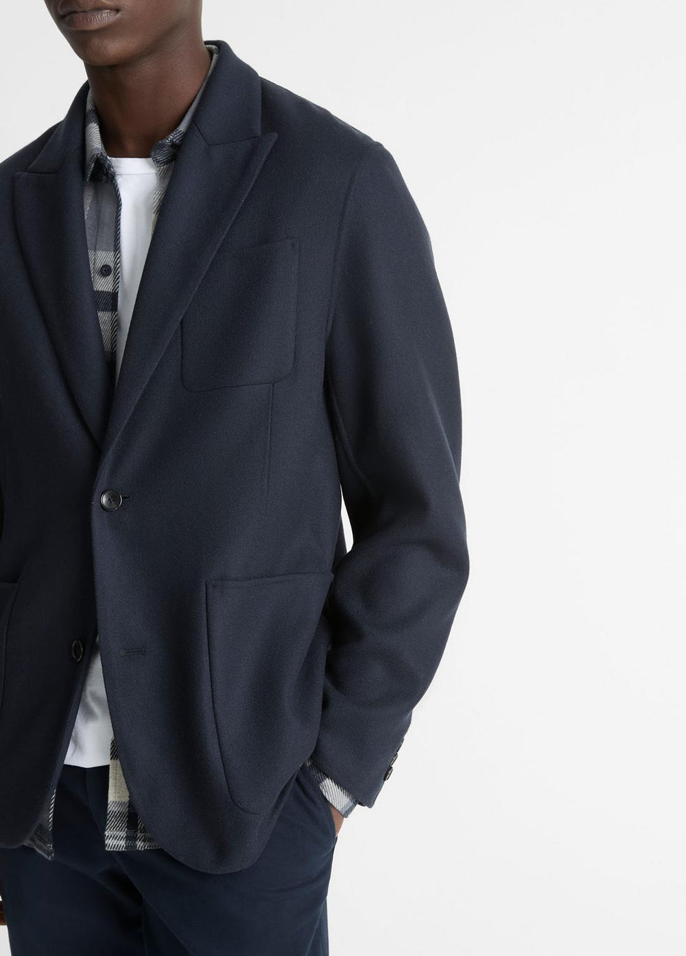 Italian Splittable Wool-Blend Blazer in Jackets & Outerwear | Vince discount
