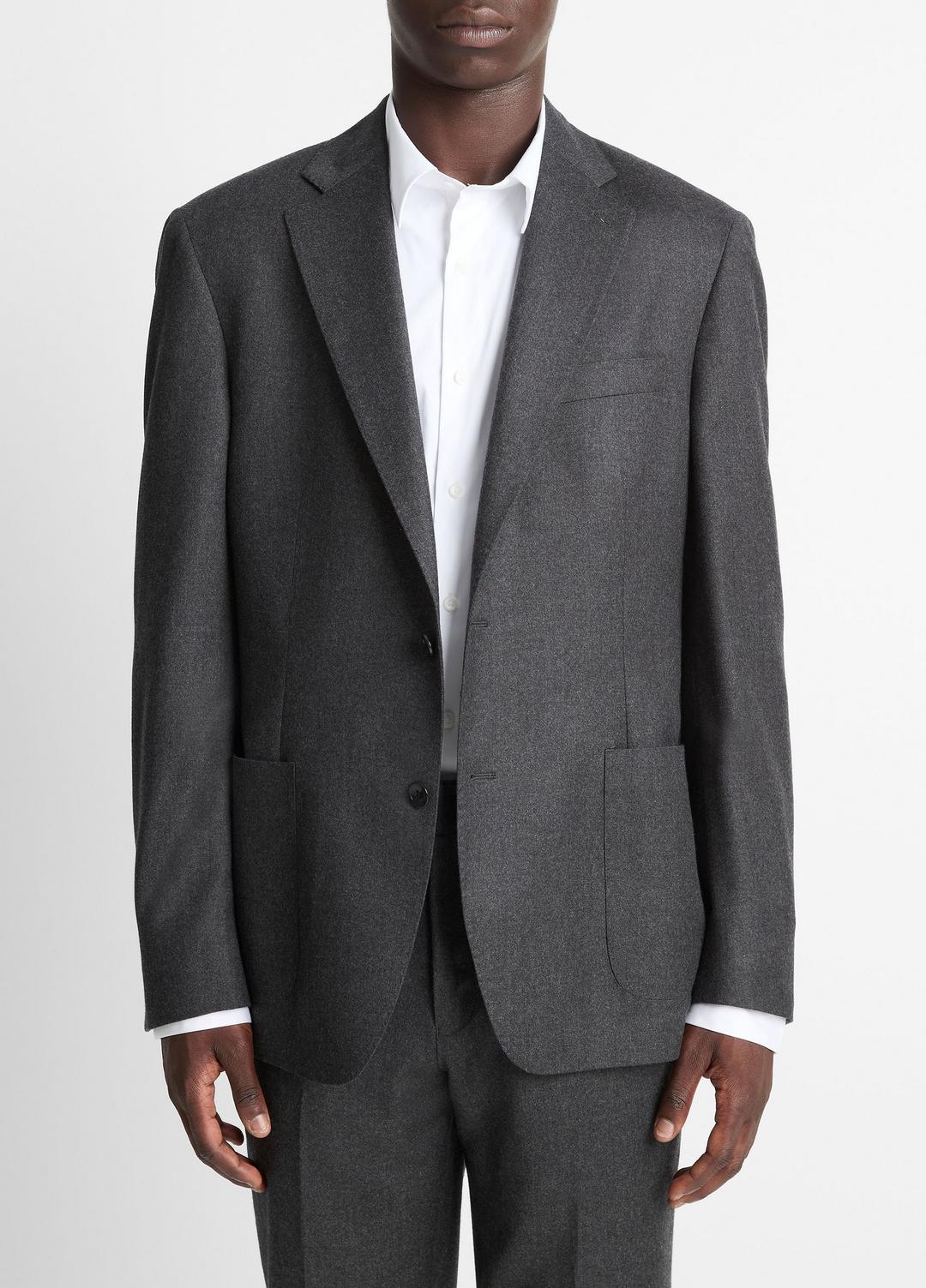 Wool-Silk Flannel Relaxed Sport Coat in Blazers | Vince sale