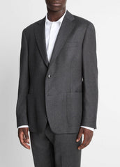 Wool-Silk Flannel Relaxed Sport Coat in Blazers | Vince sale