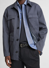 Brushed Cotton Twill Chore Coat in Coats | Vince on sale