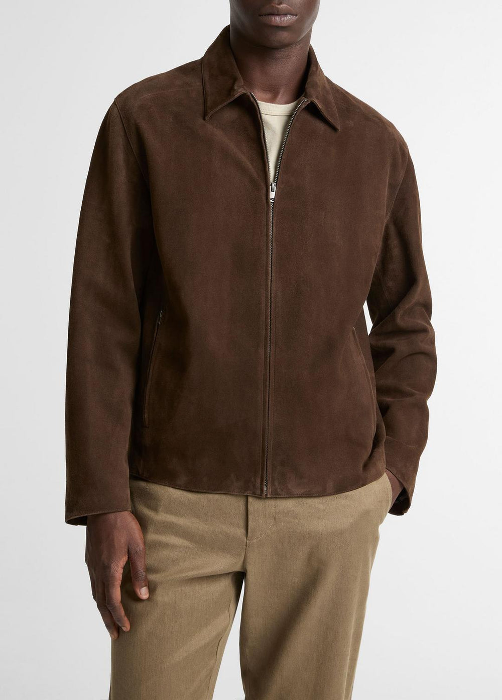 Suede Moto Jacket in Jackets | Vince Online