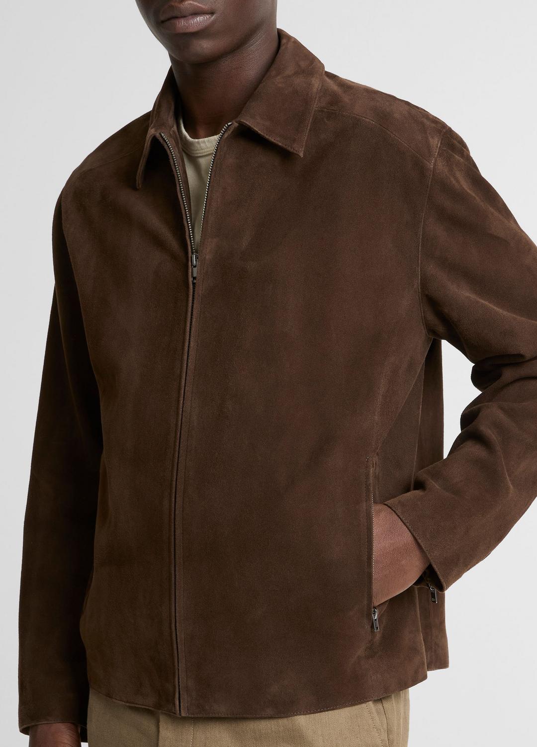 Suede Moto Jacket in Jackets | Vince Online
