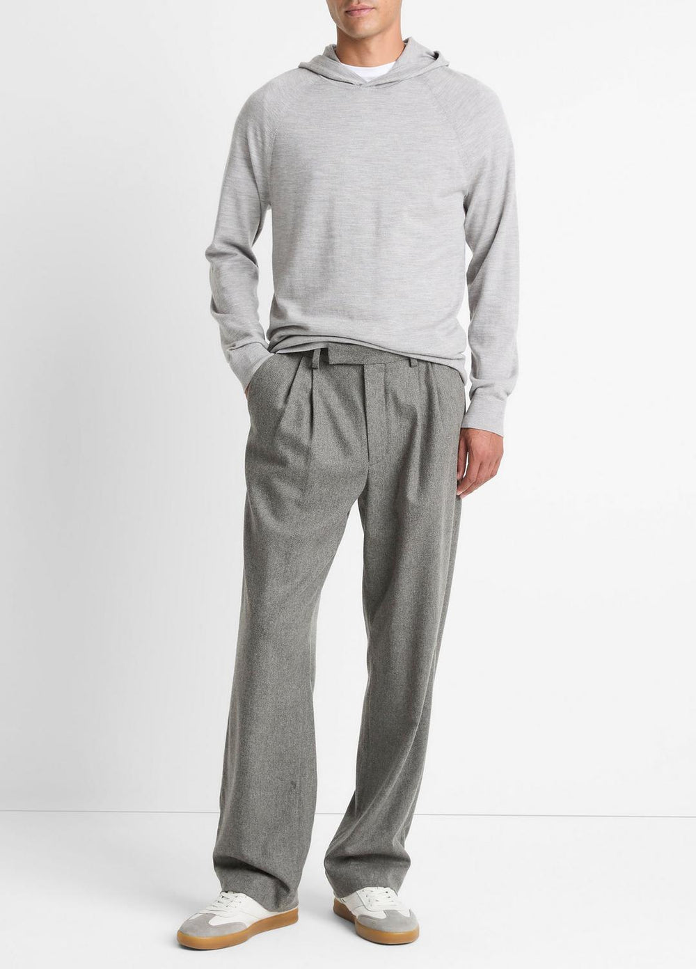 Featherweight Merino Wool-Cashmere Hoodie in Sweatshirts & Hoodies | Vince discount