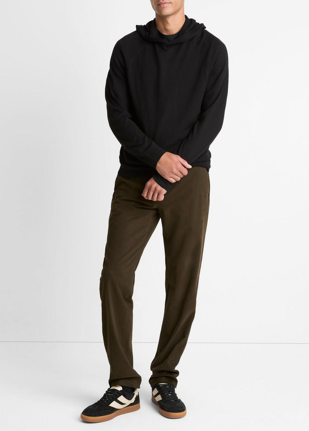 Featherweight Merino Wool-Cashmere Hoodie in Sweatshirts & Hoodies | Vince near me