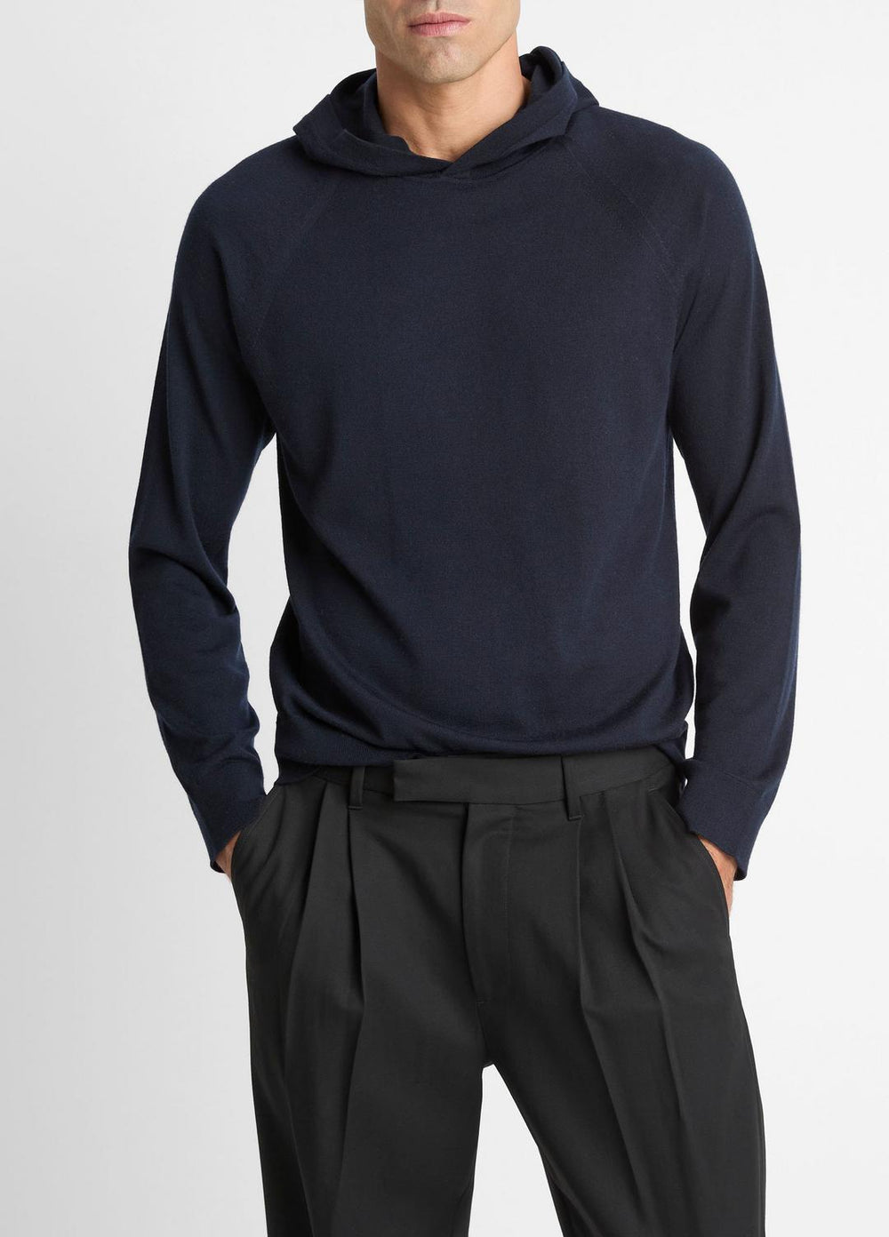 Featherweight Merino Wool-Cashmere Hoodie in Sweatshirts & Hoodies | Vince for sale