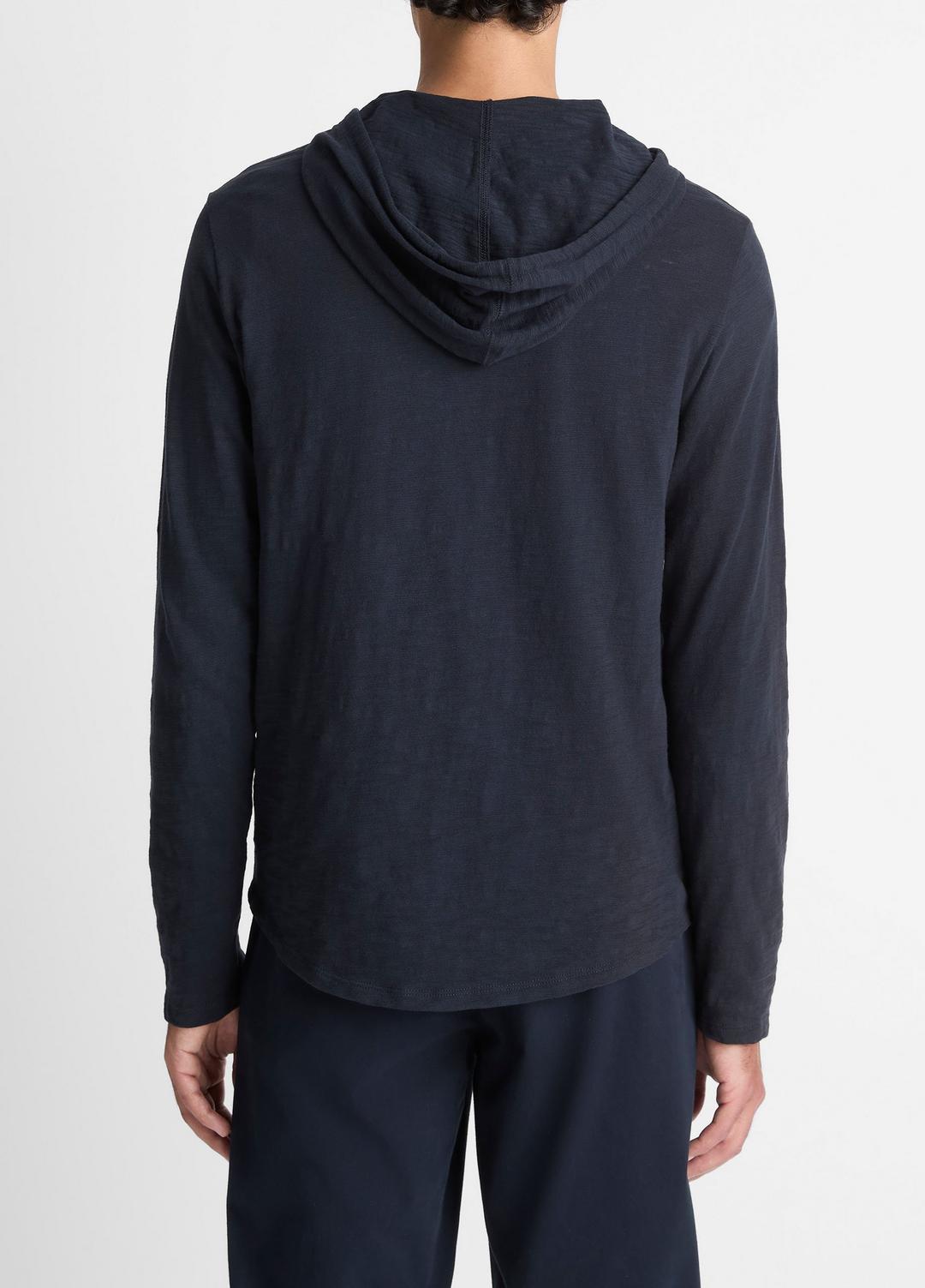 Textured Cotton Hoodie in Sweatshirts & Hoodies | Vince US