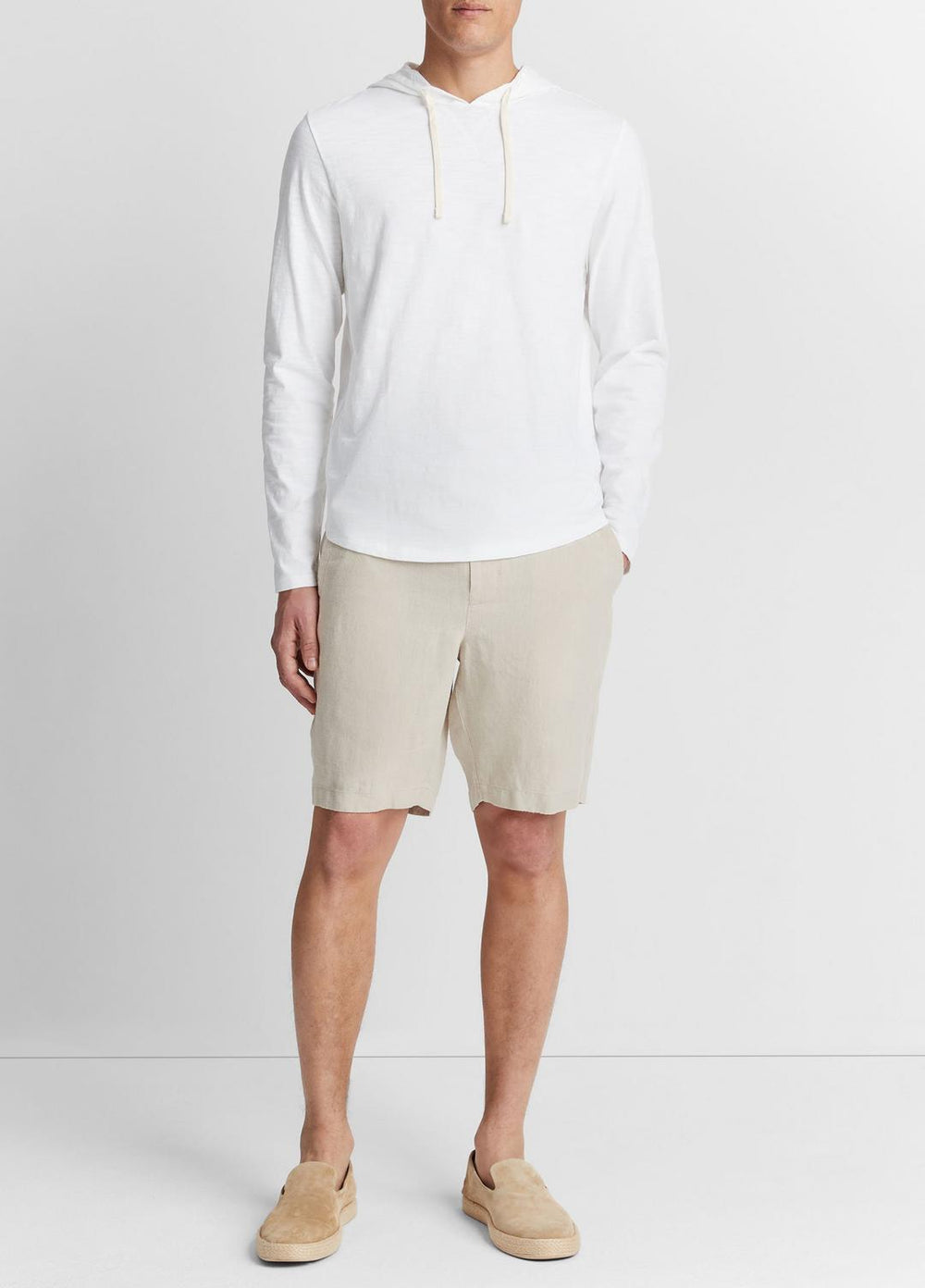 Textured Cotton Hoodie in Sweatshirts & Hoodies | Vince Online