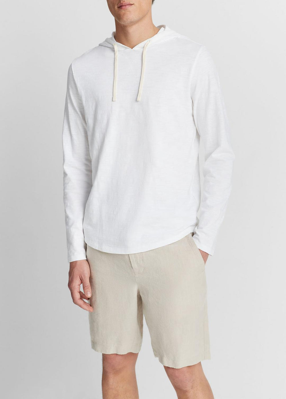 Textured Cotton Hoodie in Sweatshirts & Hoodies | Vince Online