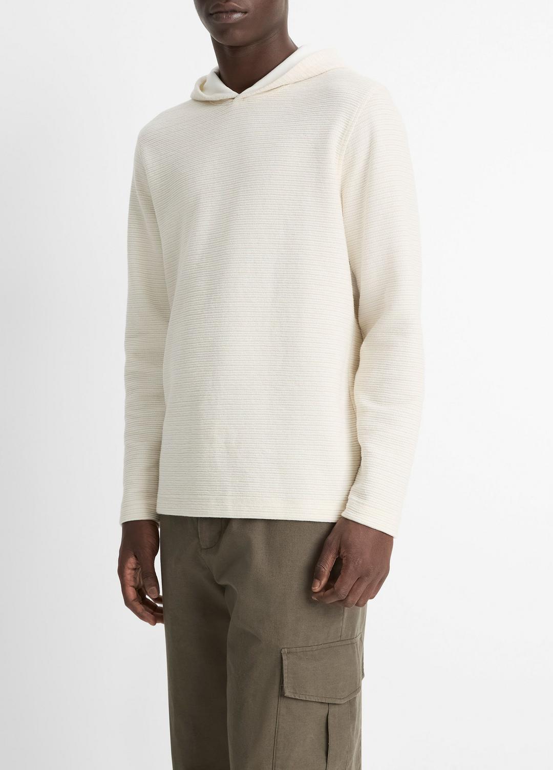 Variegated Stripe Double-Face Cotton-Blend Hoodie in Sweatshirts & Hoodies | Vince discount