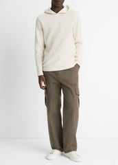 Variegated Stripe Double-Face Cotton-Blend Hoodie in Sweatshirts & Hoodies | Vince discount