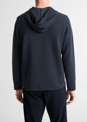 Variegated Stripe Double-Face Cotton-Blend Hoodie in Sweatshirts & Hoodies | Vince near me