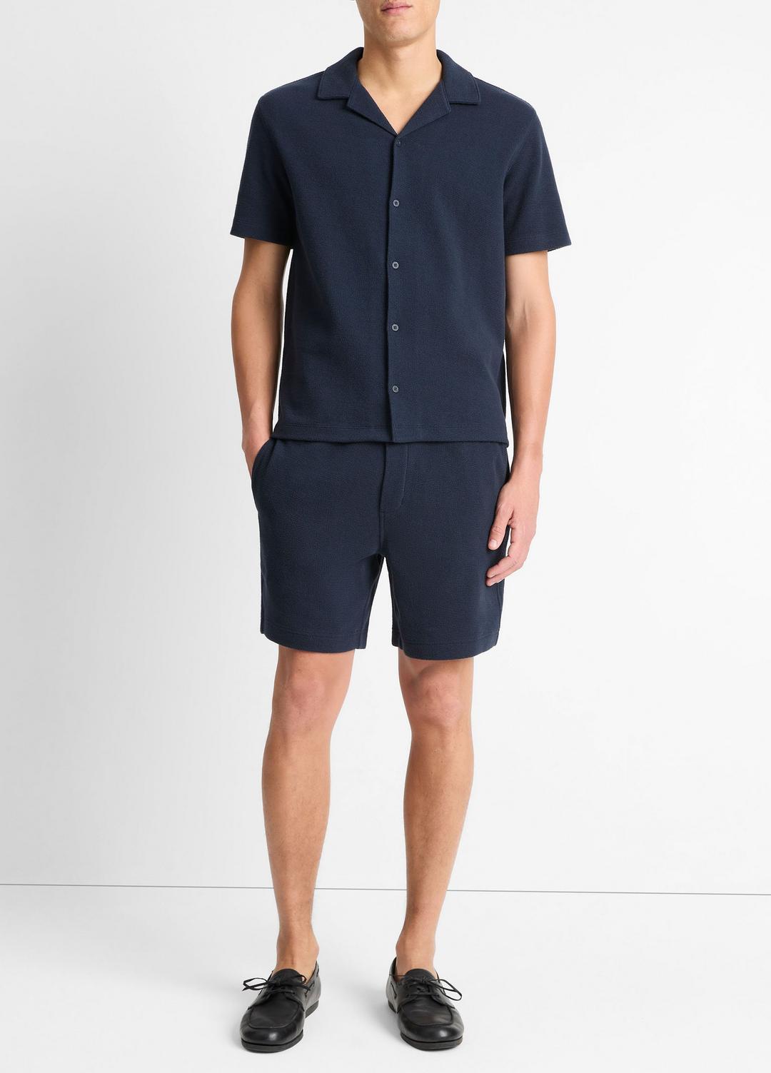 Cotton Bouclé Pull-On Short in Shorts | Vince outlet