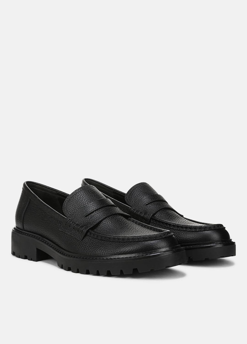 Delmore Leather Lug-Sole Loafer in Loafers | Vince sale