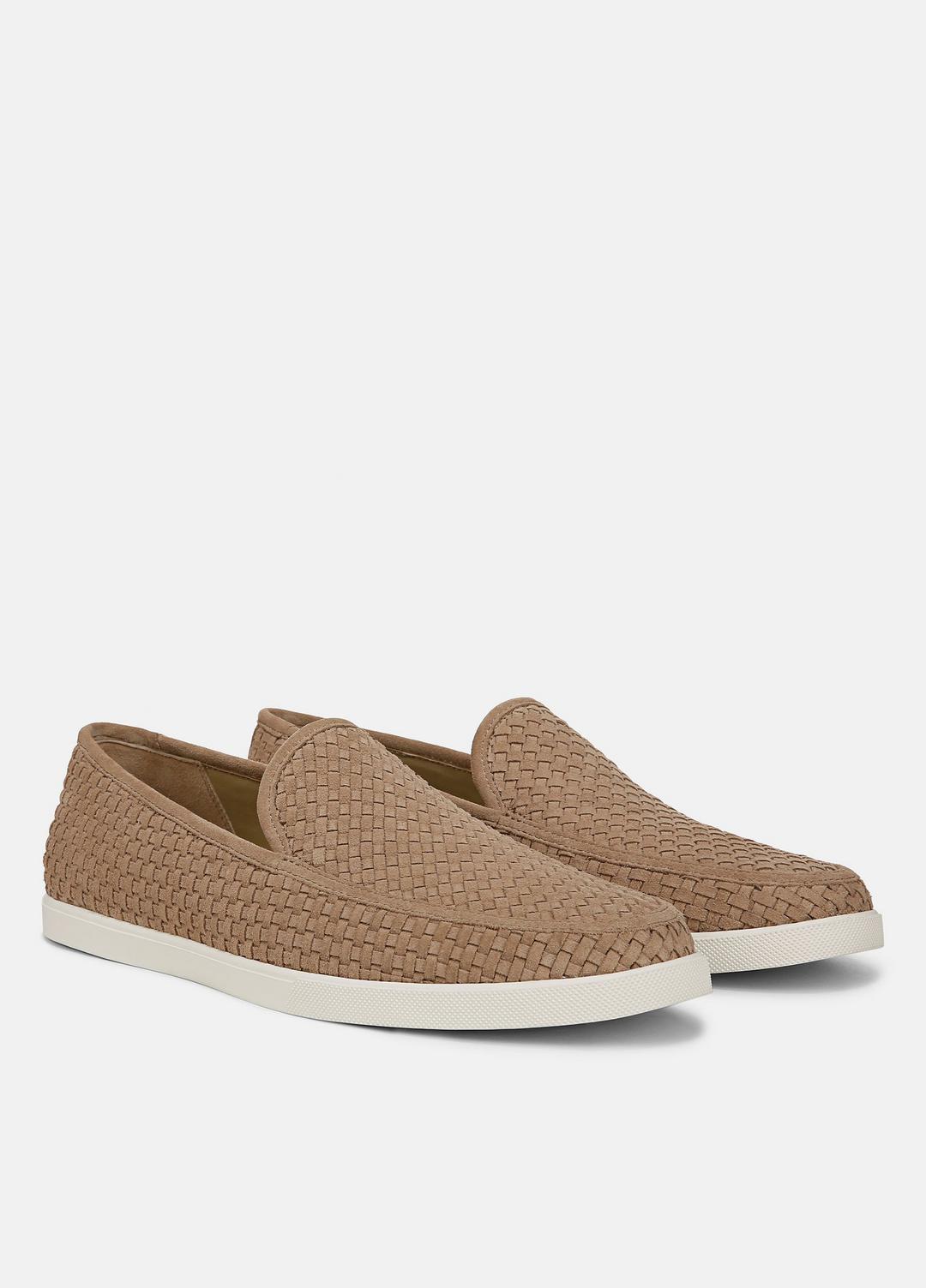 Sonoma Woven Suede Loafer in Loafers | Vince for sale