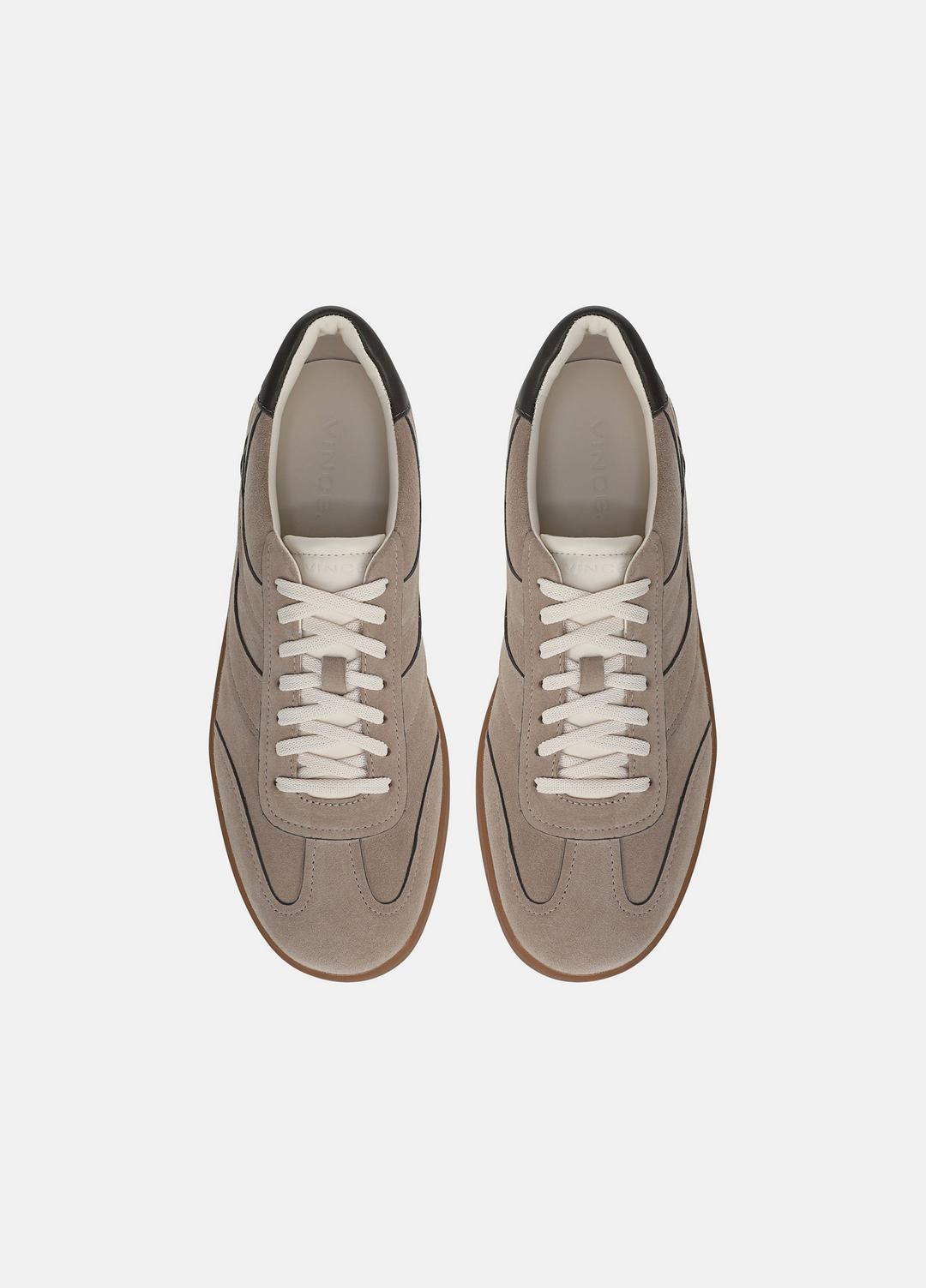 Oasis Contrast-Edge Suede & Leather Sneaker in Sneakers | Vince discount