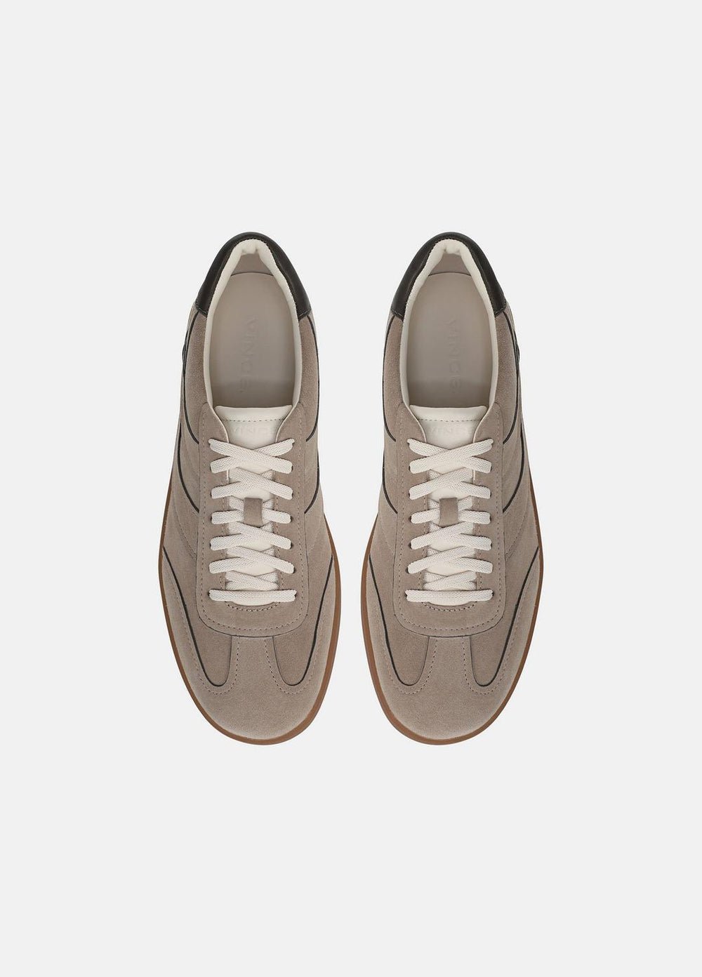 Oasis Contrast-Edge Suede & Leather Sneaker in Sneakers | Vince discount