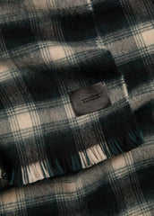 Brushed Plaid Wool Scarf in Scarves & Hats | Vince outlet