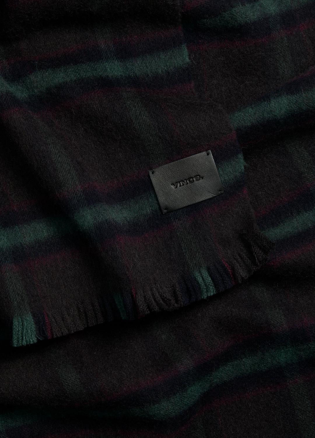 Brushed Holme Plaid Wool Scarf in Scarves & Hats | Vince outlet
